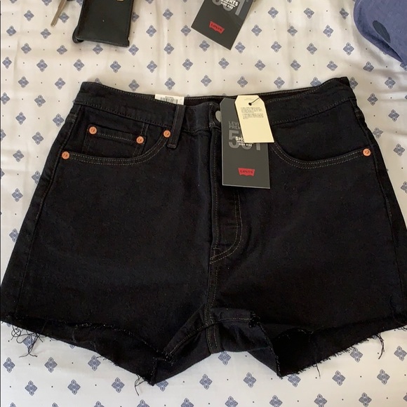 levi’s 501 high rise shorts size 29 - Picture 2 of 3